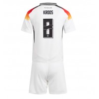 Echipament fotbal Germania Toni Kroos #8 Tricou Acasa European 2024 pentru copii maneca scurta (+ Pantaloni scurti)